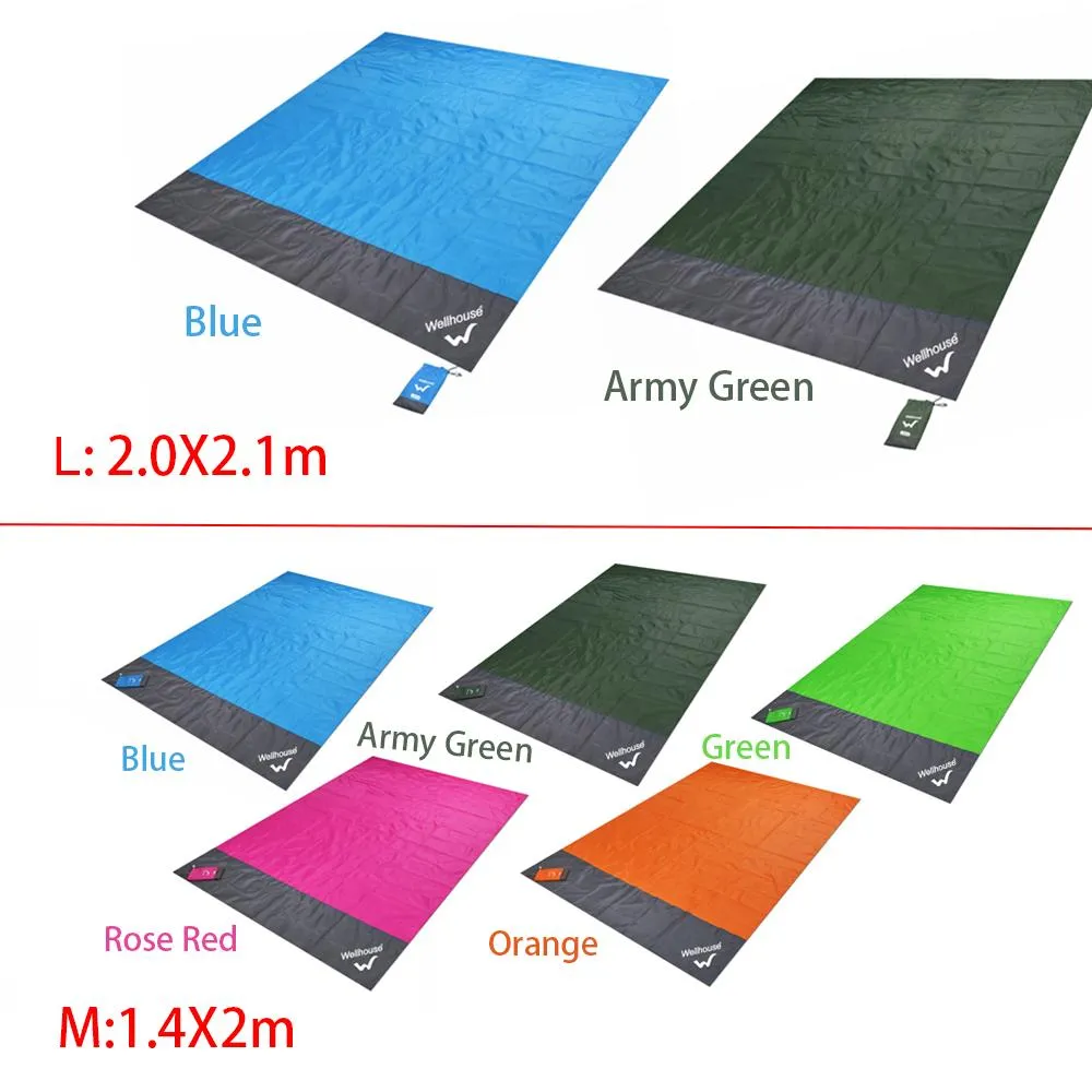 Tapis Tapis de pique-nique Portable imperméable, couverture de plage, tapis de Camping en plein air, tapis de couchage, tapis de plage, matelas de sol, équipement de Camping