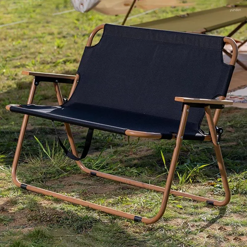 Kamp Mobilyaları Ultralight Katlanır Sandalye Kamp Plaj Bahçe Lounge Teras Taşınabilir Açık Sandalyeler Alüminyum Çift