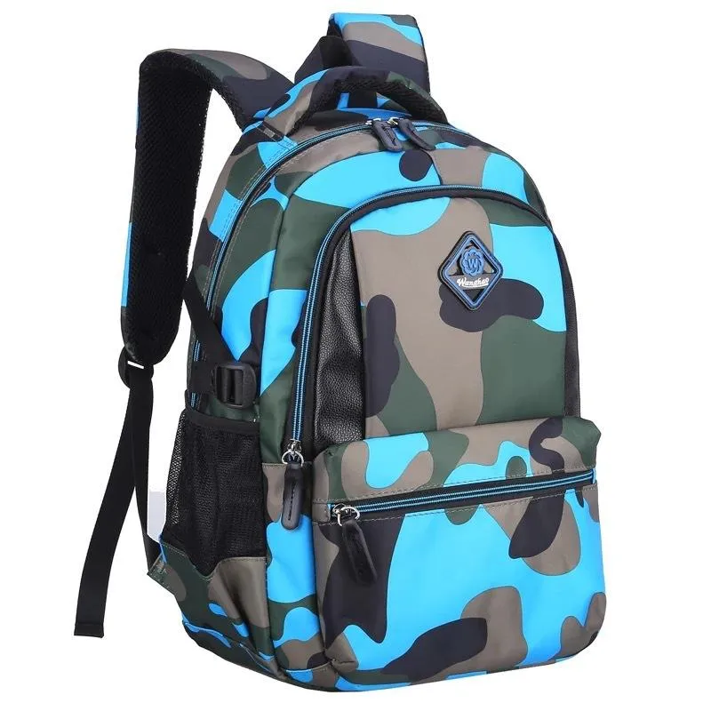 Tassen 2021 Waterdichte kinderen Schooltassen voor meisjes jongens kinderen orthopedisch camouflage school rugzak kinderen schooltas mochila escolar