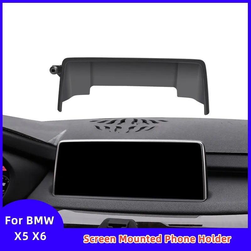 For BMW X5 F15 2014-2018 X6 F16 2015-2019 Car Phone Holder Mount Wirless Charging Screen Fixed Magnetic Cell Phone Mount For Car