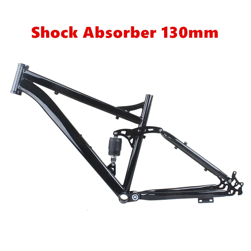 Car Truck Rack Telaio per mountain bike Freno a disco da 26 pollici Ammortizzante Parti di biciclette MTB modificate in acciaio ad alto tenore di carbonio Nero brillante Vendita a basso prezzo 230626