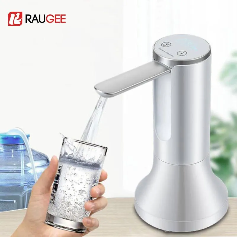 Dispenser Electric Water Dispenser Pump Automatisk vattenflaska Pump USB Laddning av vatten gallon Bottle Pump 19 liter mini drickspump