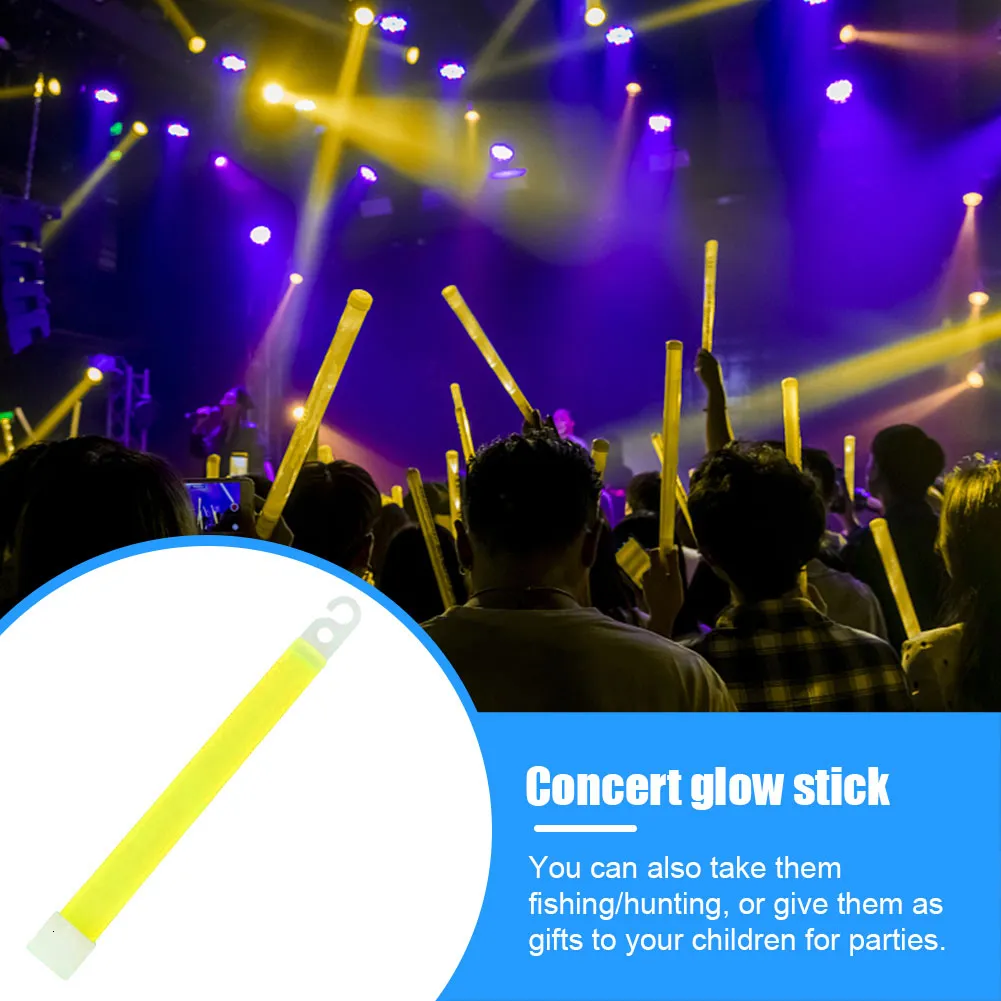 6 Inch LED Glow Sticks With Hook Film For Outdoor Emergencies, Concerts,  And Parties 1 From Dao07, $24.25