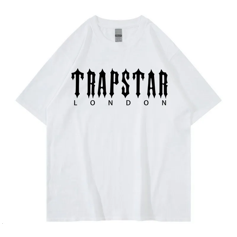 Camisetas Masculinas Trapstar London Camisetas Masculinas Verão Algodão Alta Qualidade Street Casual Camisetas Masculinas Unissex Manga Curta Top 230625