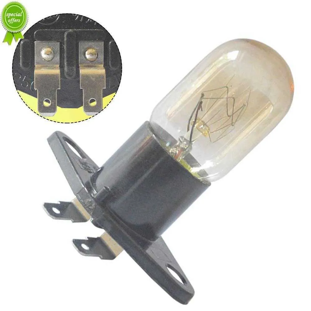 250V 2A Universal Microwave Ovens Light Bulb Replacement Refrigerator Lighting Bulb Base With Holder