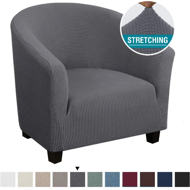 Pokrywa krzesła Wysokie rozciąganie spandeksu kawa kanapa sofa fotela okładka fotela ochraniacza meble do mycia meble kadry easy