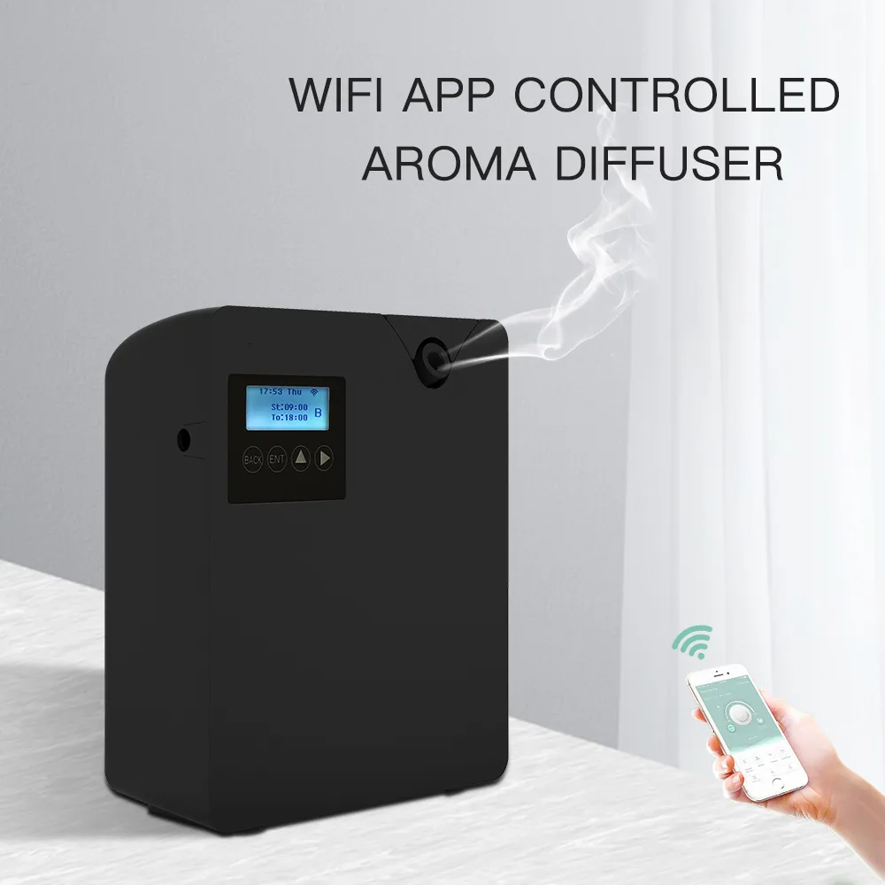 Other Home Garden Aroma Diffuser For Home Air Fresheners Sprayer Aromatherapy el Scenting Device Smart Room Fragrance Machine App Control 230625