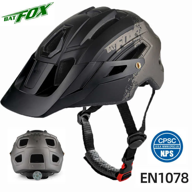 Casques de vélo Casque de vélo BAT pour hommes Casque de vélo VTT casco bicicta Casques de vélo casco ciclismo moulés de manière intégrée HKD230626