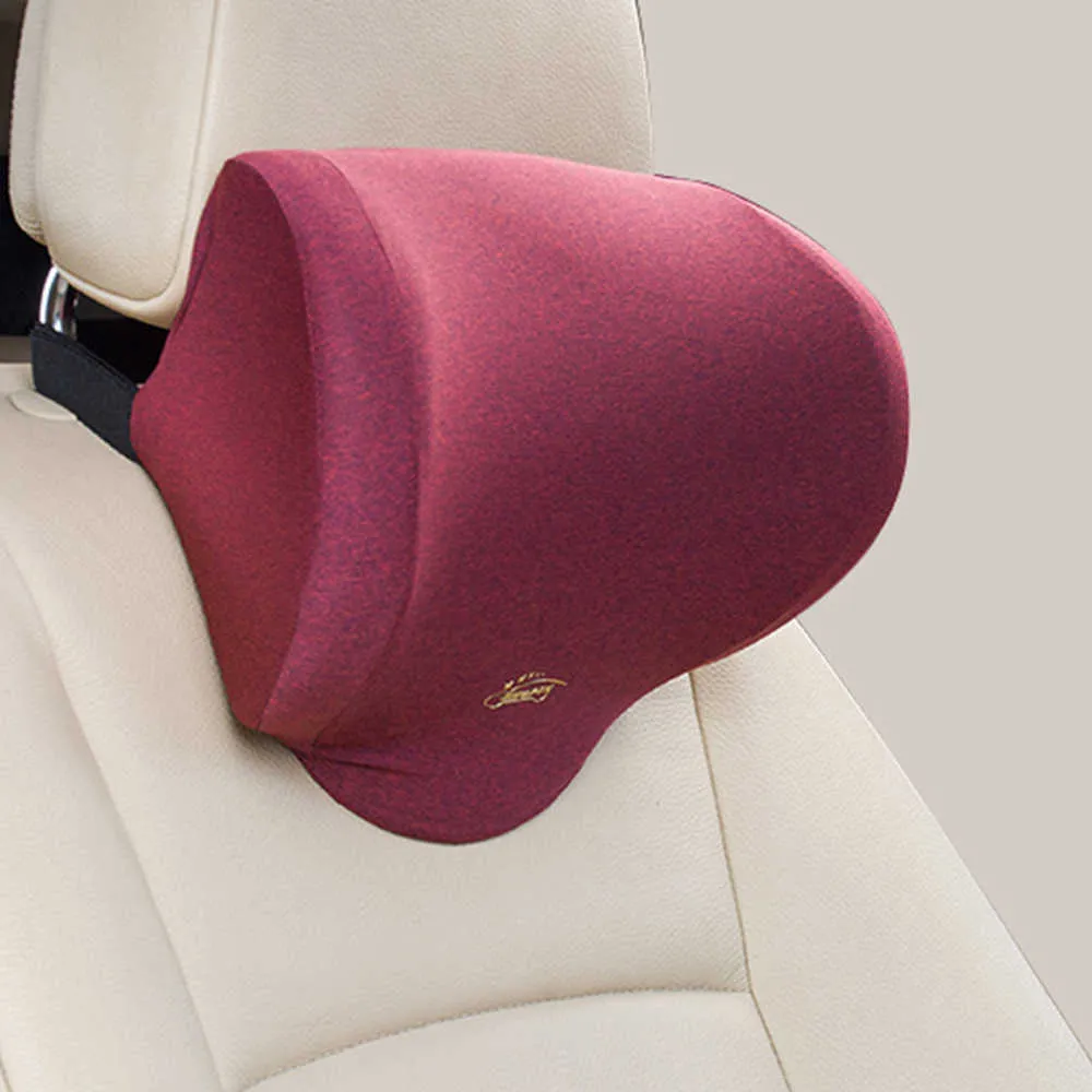 Juego de almohada de cuello para coche, soporte de espuma viscoelástica  para respaldo de asiento o