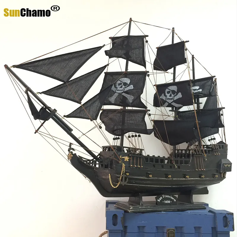 Black Pearl Wooden Sailboat Airport Model Set ... From Dao008, $76.28 ...