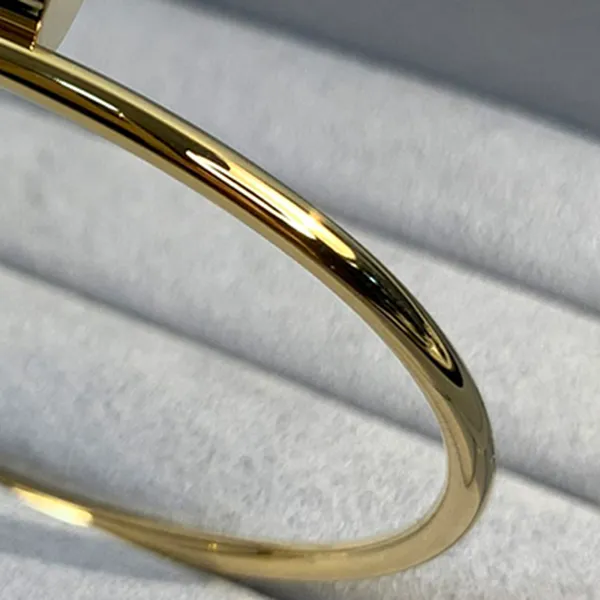 Bracelet à ongles fins fins fins bracelets de tube sier bracelet élastique plaqué pour la femme matériaux premium est le même que le cadeau d'anniversaire 018 b 562790 s s