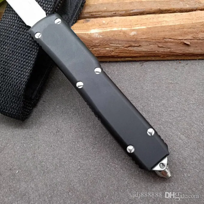 US Style UT85 Double Action Automatic Knife Out The Front D2 Blade Fast Open Tactical Outdoor Survival EDC Folding Camping Jungle 150-10 Fighting Auto Knives Rocket