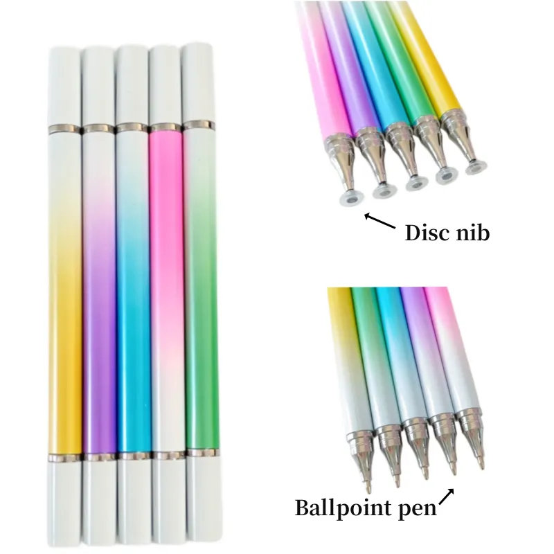 Ballpoint Pen Stylus Capacitive Touch Pen 2-in-1 Stylus Pen For