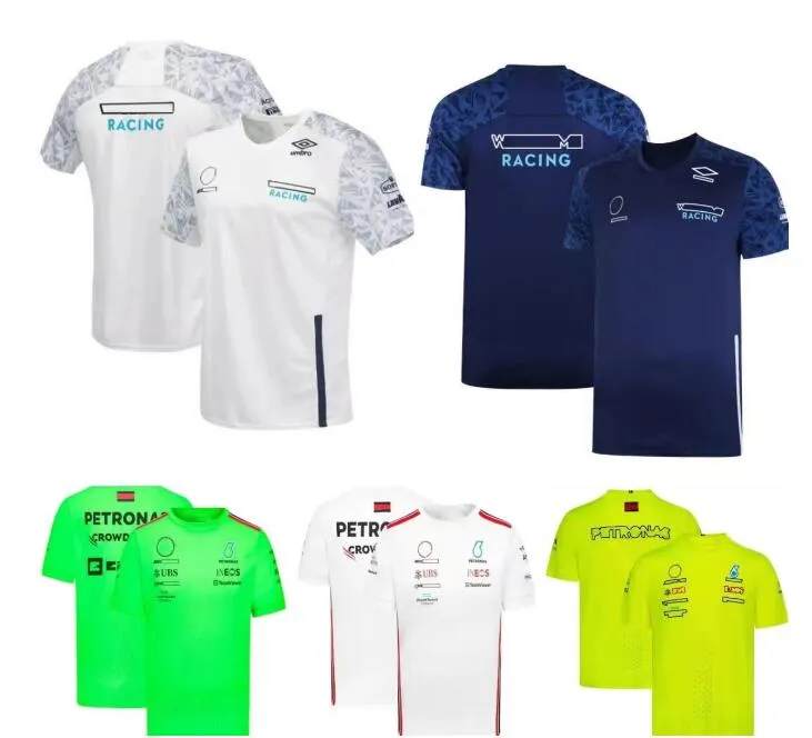 F1レーシングポロシャツ夏のチーム同じスタイルのカスタムの短袖のボディシャツ