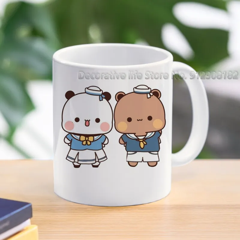 Cute Mugs Bear Tea Cup Milk Couple