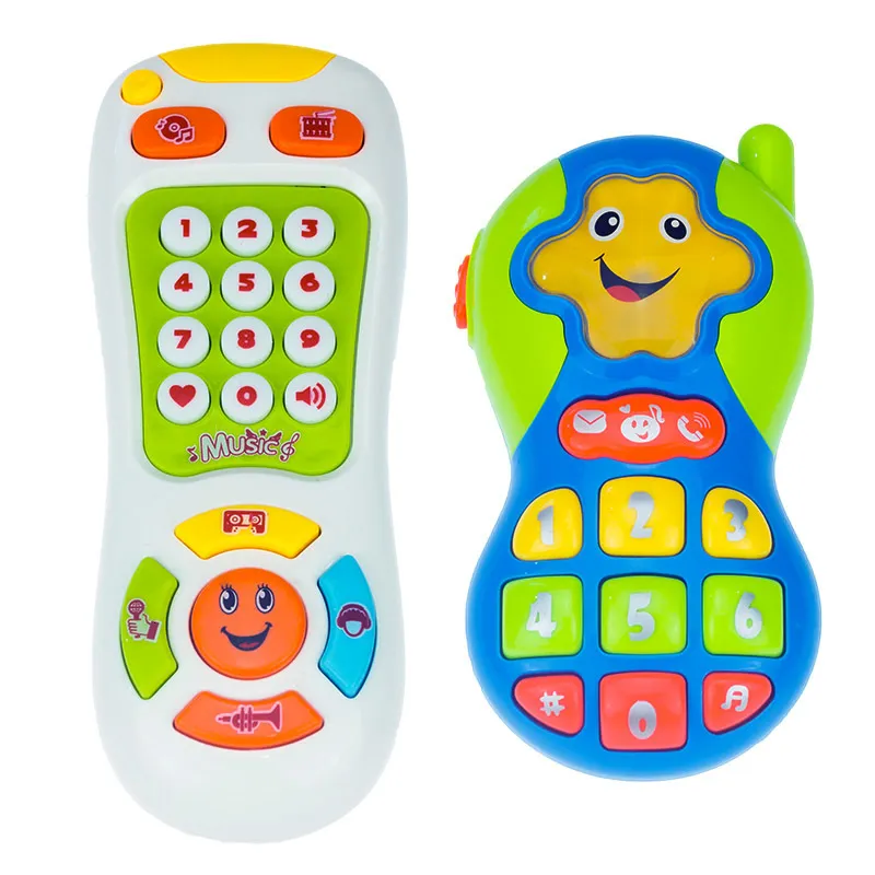 Telefoni Giocattolo Giocattoli Bambini Telefono Cellulare TV Telecomando  Precoce Educativo Simulazione Elettrica Musica Suono Luce Neonato Stop Cry  Sleep 230626 Da 12,98 €