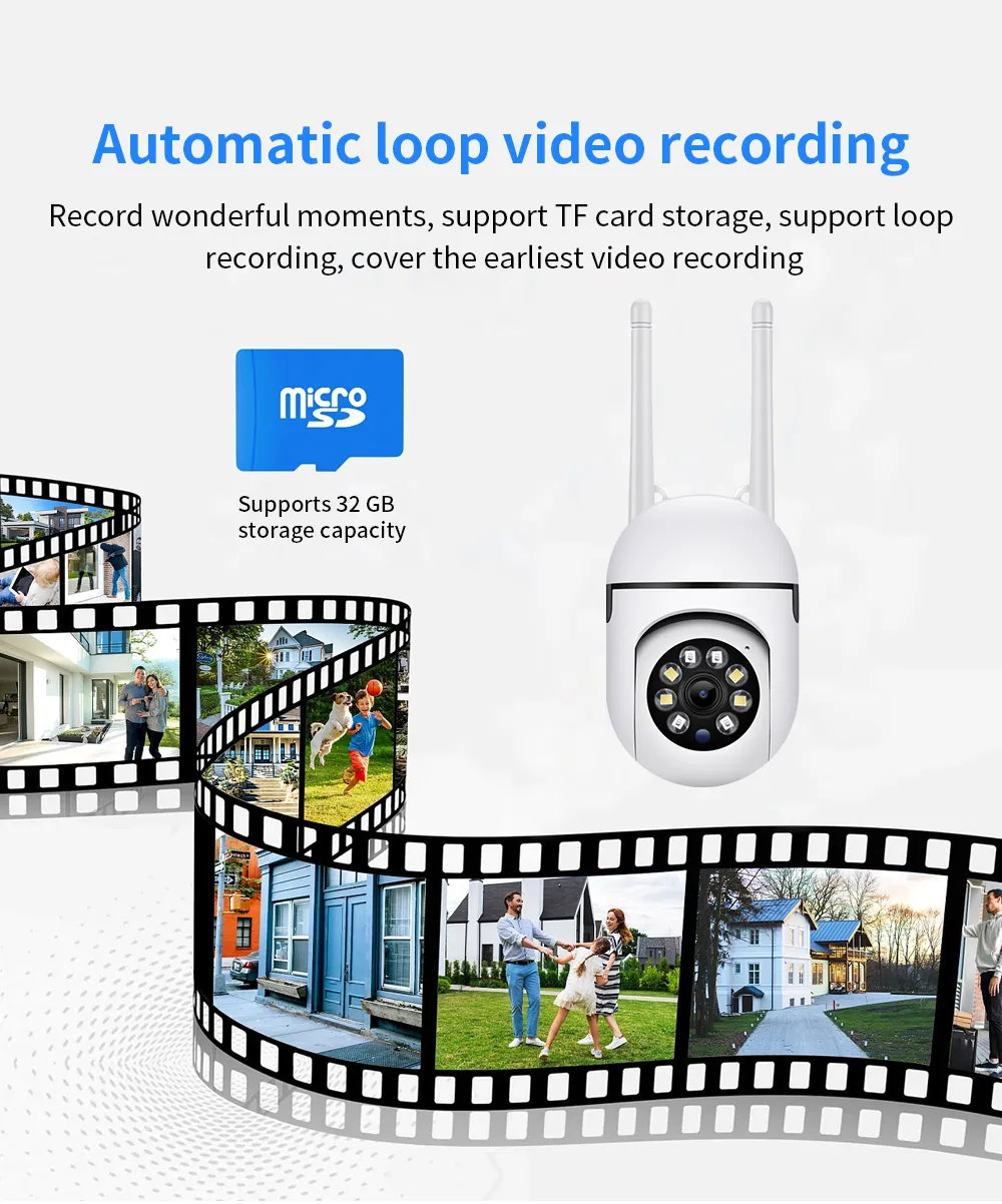 A7 Wireless IP Security Cameras 1080P PTZ Webcam... From ...
