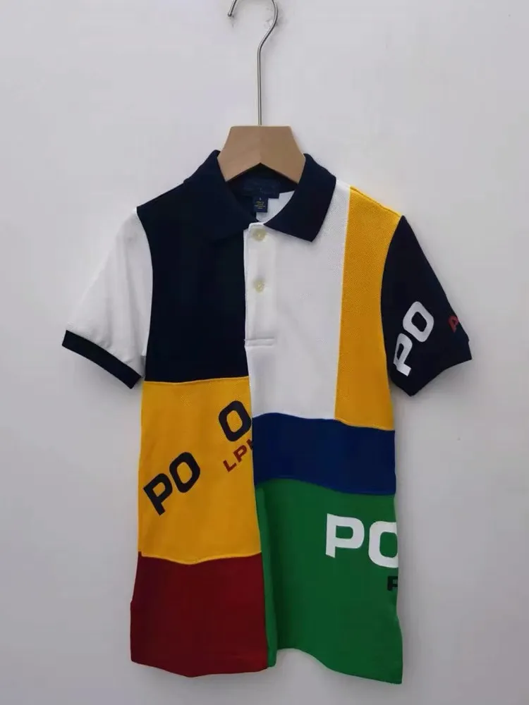 100% coton Polos à manches courtes Chemise T-shirt pour hommes Sportif Casual Broderie Designer Taille S-5XL