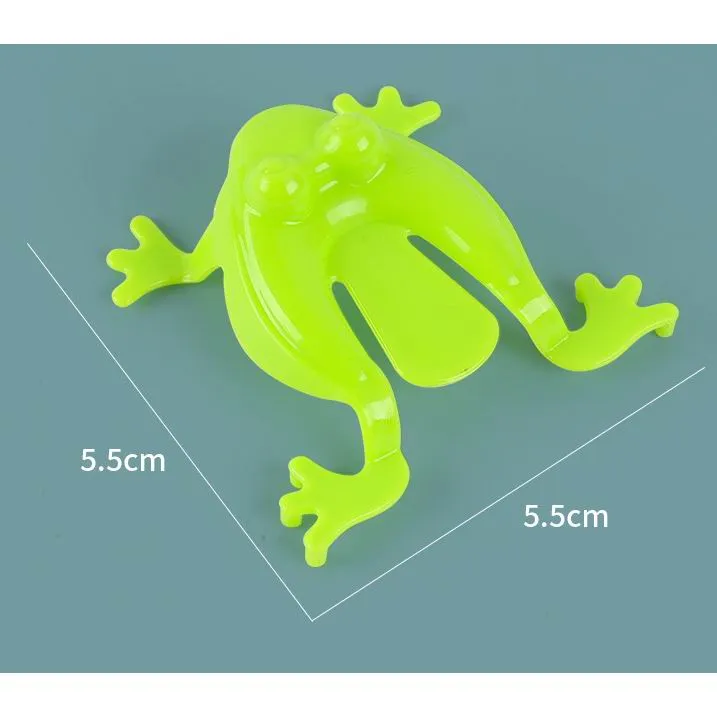 The Plastic People Jump Frog Toy Set Fun Bouncing Favors For Kids