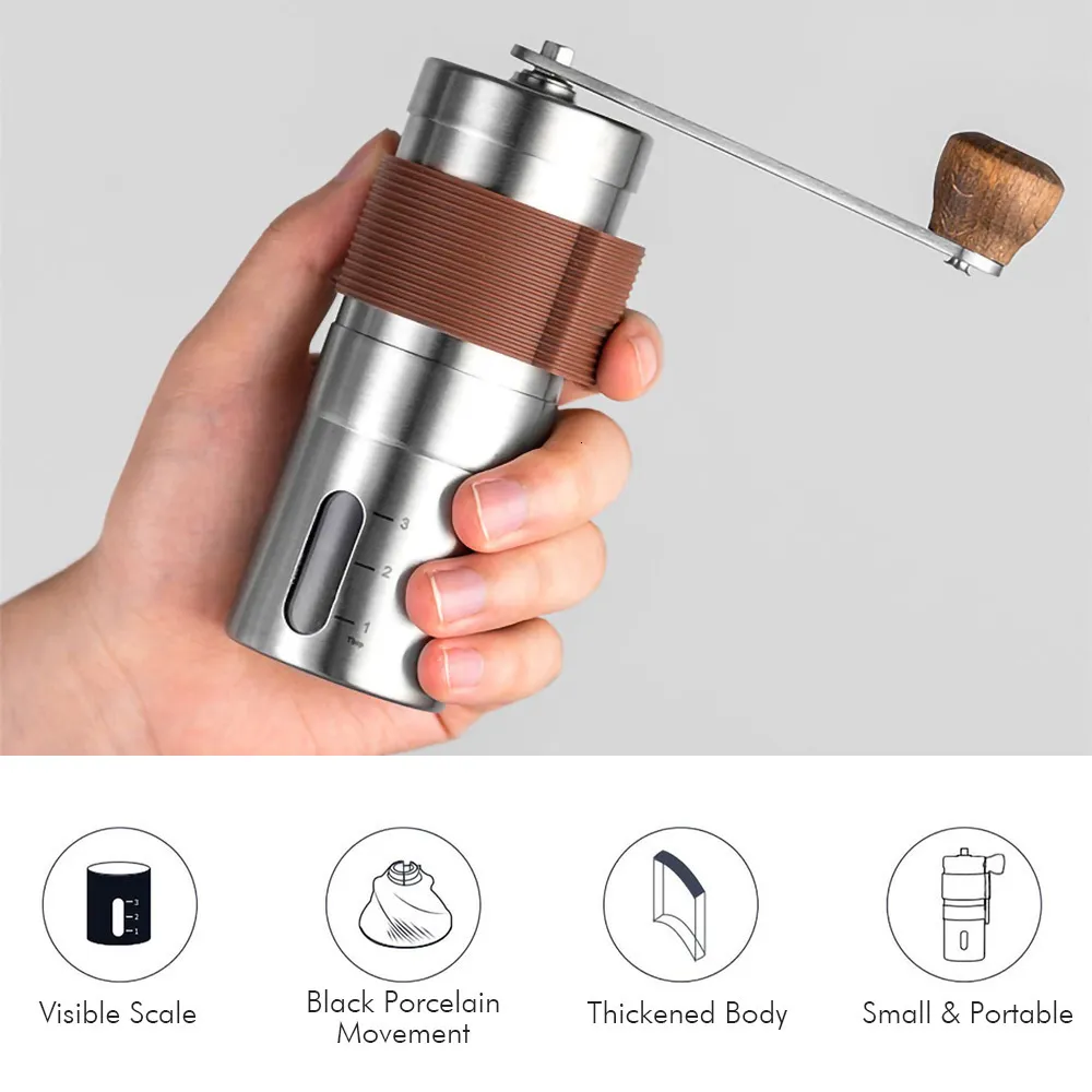 Ceramic Grinding Core Hand Grinding Portable Coffee Bean Grinder