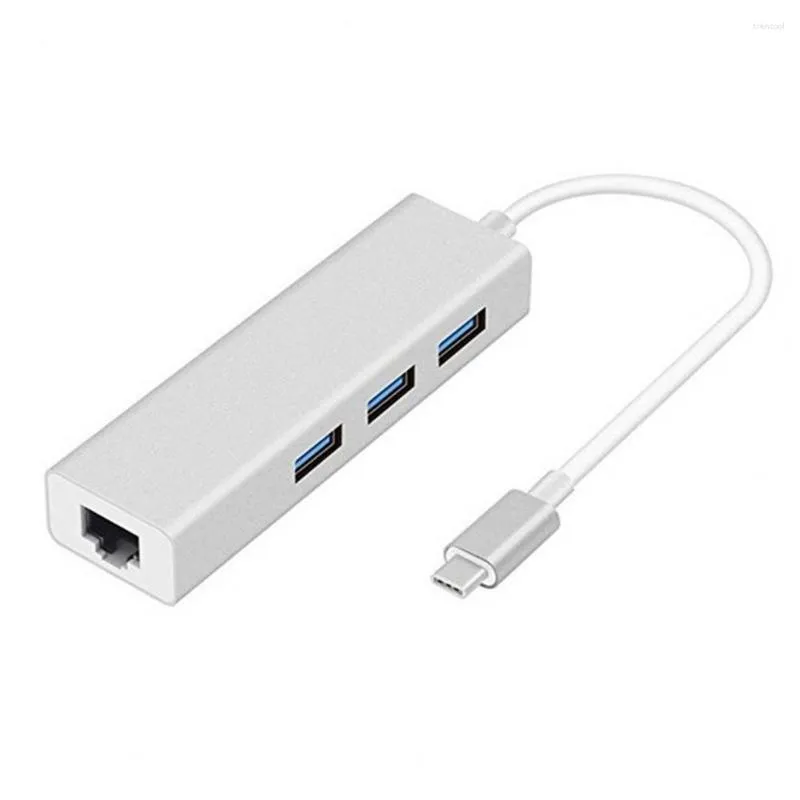 Praktische Draagbare Snelle Warmteafvoer Plug Play USB3.0 Ethernet Adapter Expander Hub Uitbreidingsdock Multi-port