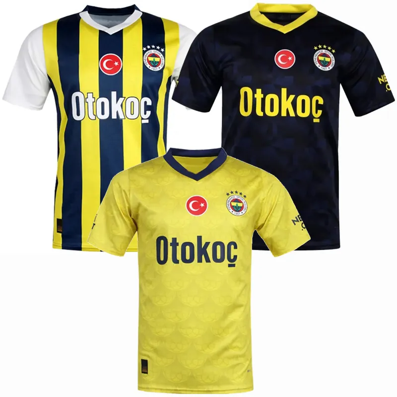 2023 2024 Fenerbahce Home Soccer Jerseys Authentic Istanbul Players