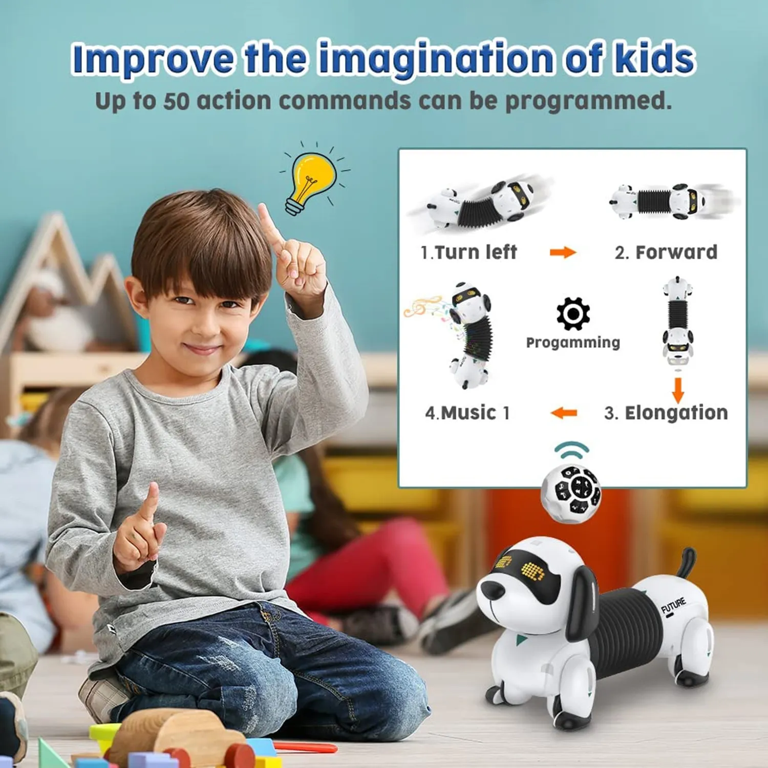 12€99 sur Télécommande sans fil Smart Control Robot Jouet Enfants