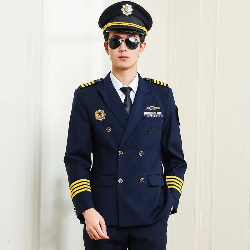 Navy Blue Pilot Costume Navy Blue Pilot Costume