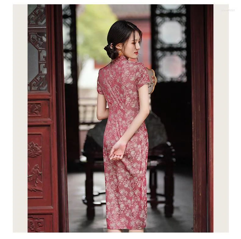 DHgate.com:Chinese Traditional Satin Qipao Dress for Women