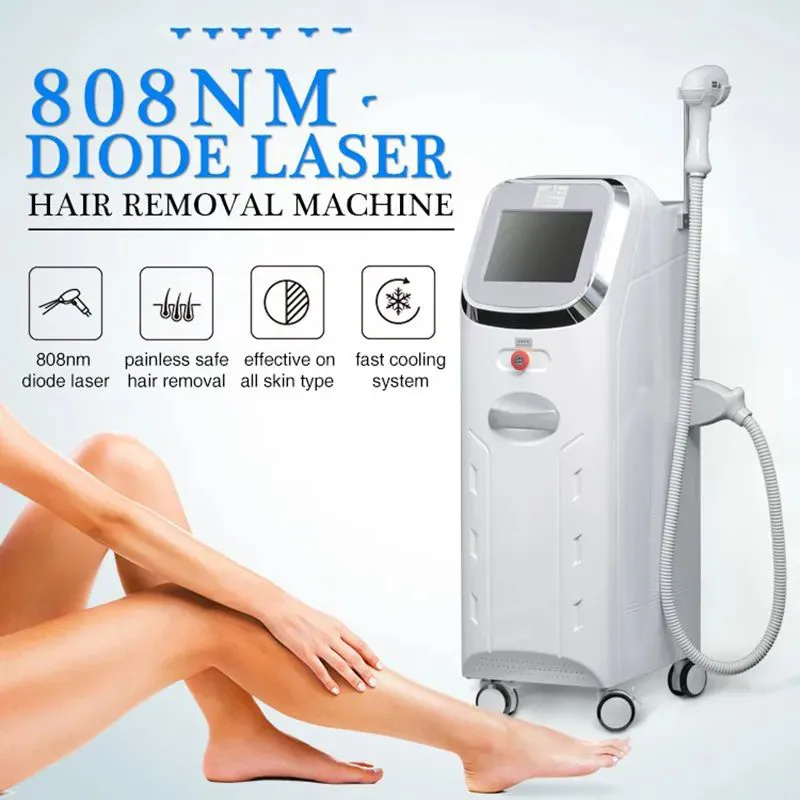 Factory OEM ODM Ny Laser Beauty Equipment 808 Diode Laser Hårborttagningsmaskin Permanent epilator smärtfri