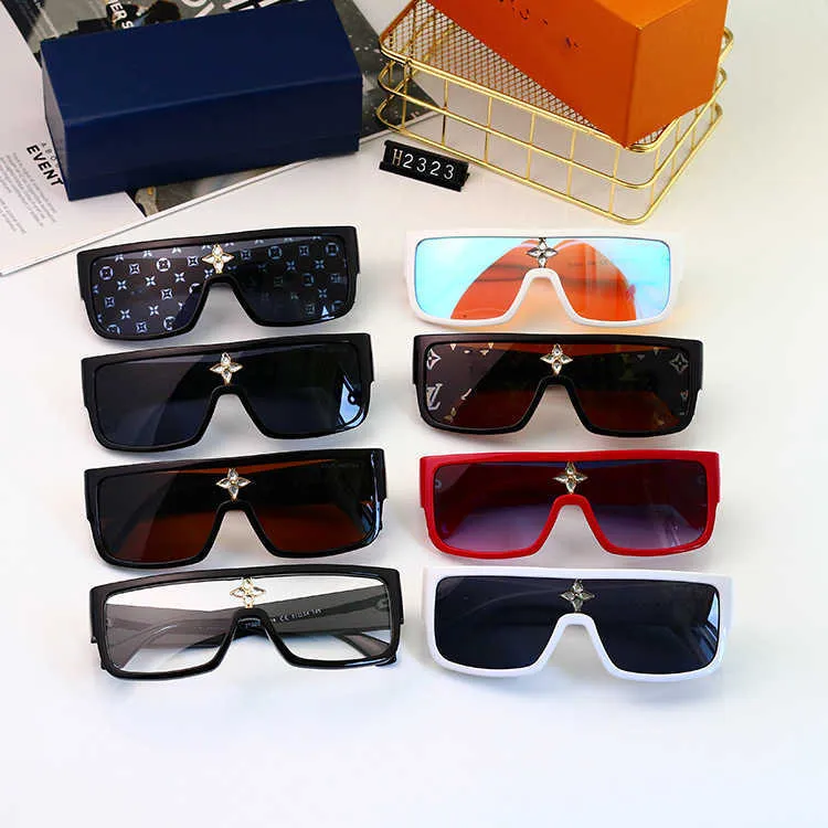DHgate 58 Wholesale of One piece glasses Sunglasses women sunscreen thin sunglasses for men Fashion Accessories