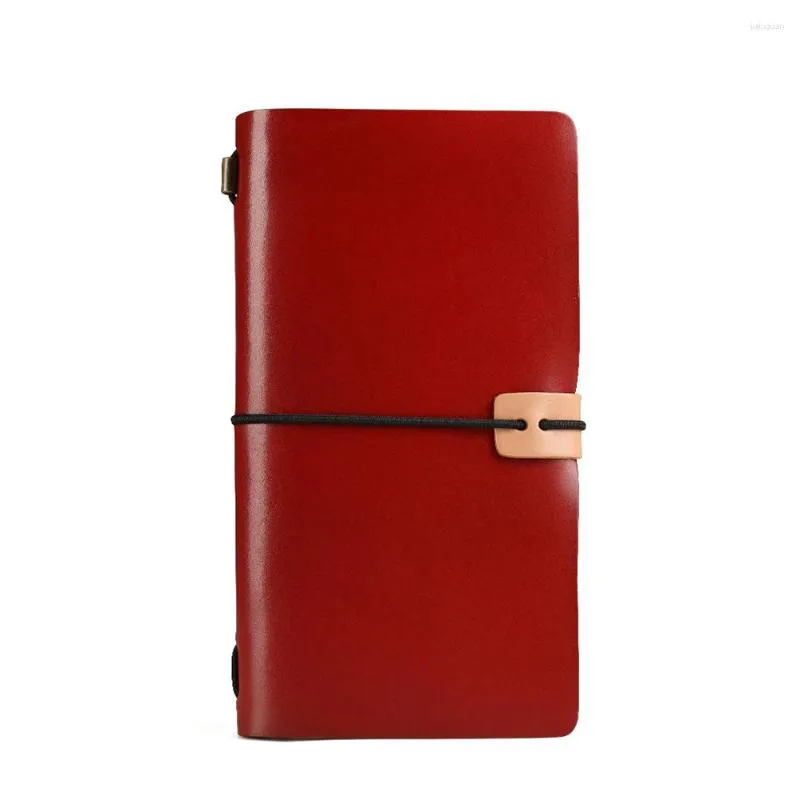 Maletines Unisex Cuero Business Notebook Bloc de notas Creative Diary Hand Book Antique INS