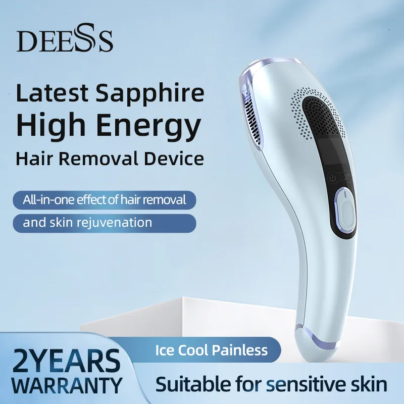 Epilator DEESS GP592 ipl hair removal Ice cooling laser hair removal 2 in 1 device unchangeable lamps unlimited ss 230626