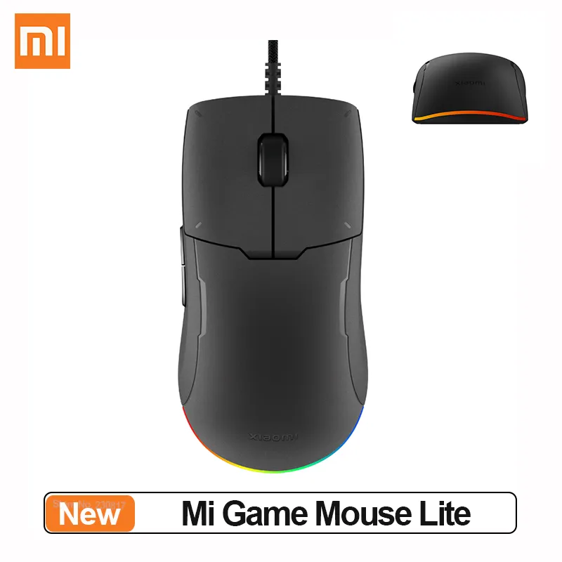 Xiaomi Game Mouse Lite с RGB Light 220 IPS Five Gears Отрегулировали 80 миллионов попаданий TTC Micro Move Mi Gaming Mouse