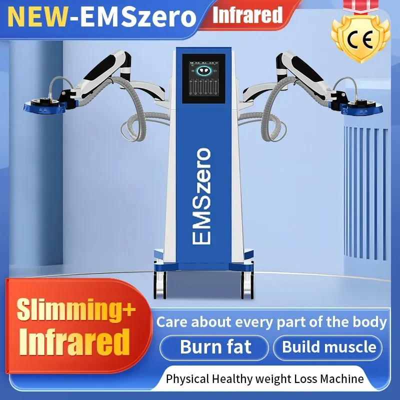 Dernier stimulateur musculaire EMSzero 6000W RF infrarouge boby façonnage machine de massage élimination perte de poids EMS sculpter serrer dispositif de spa de réduction de la cellulite