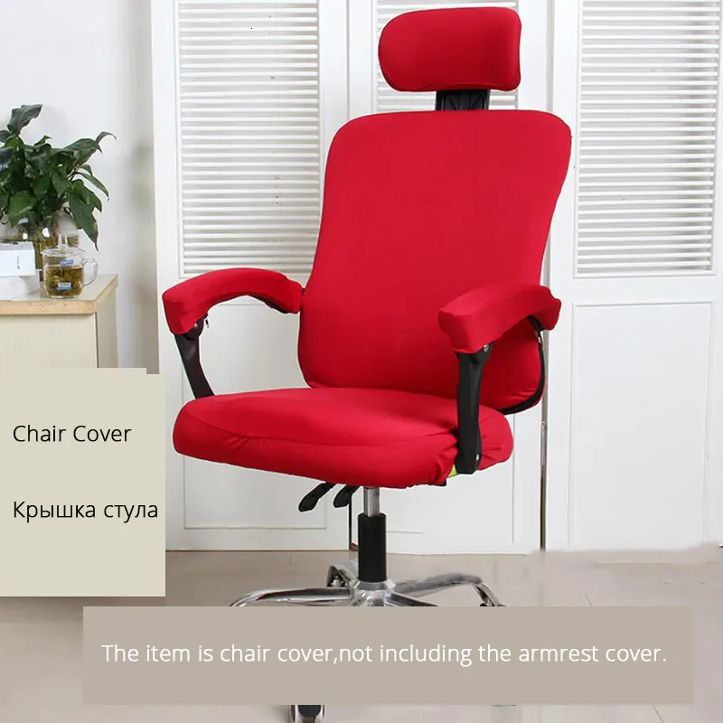 Pokrywa krzesła Okładka siedząca najlepsze miejsce na krzesło komputerowe rozciągnięcie spandeksu okładka krzesła biurowa fotela fotela fase no okładka podłokietnika 230627