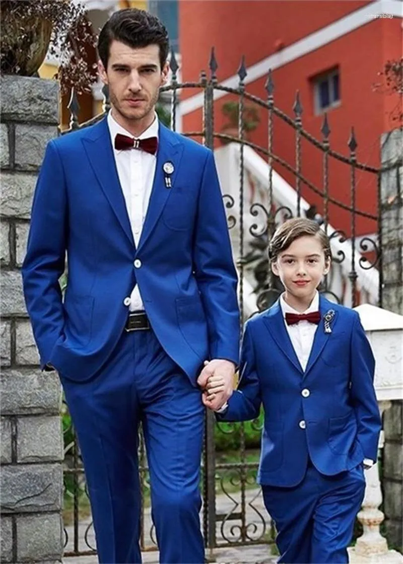 Suit Men Royal Blue Wedding Tuxedos Slim Fit Suits For Men Groomsmen Suit  Three Pieces Formal Suits (jacket +pants+vest+bow Tie - Suits - AliExpress