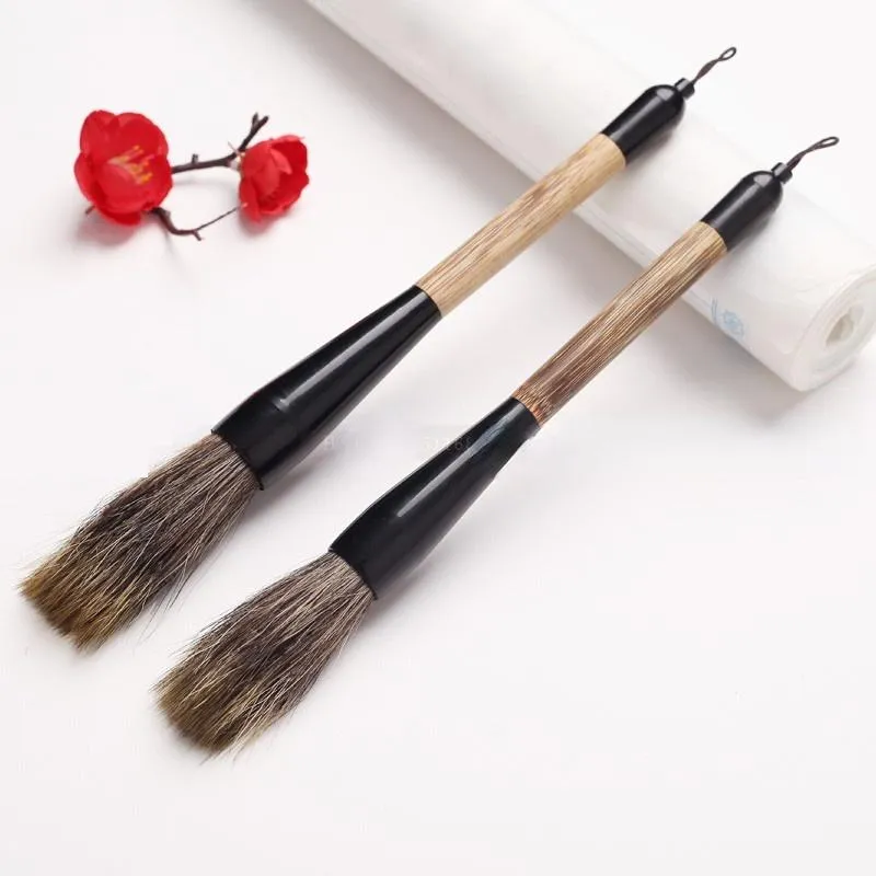 Pens Bristle Brush Pen Chinese Traditional Calligraphy Brush Landscape Watercolor Drawing Brush Large Regular Script Writing Supplies