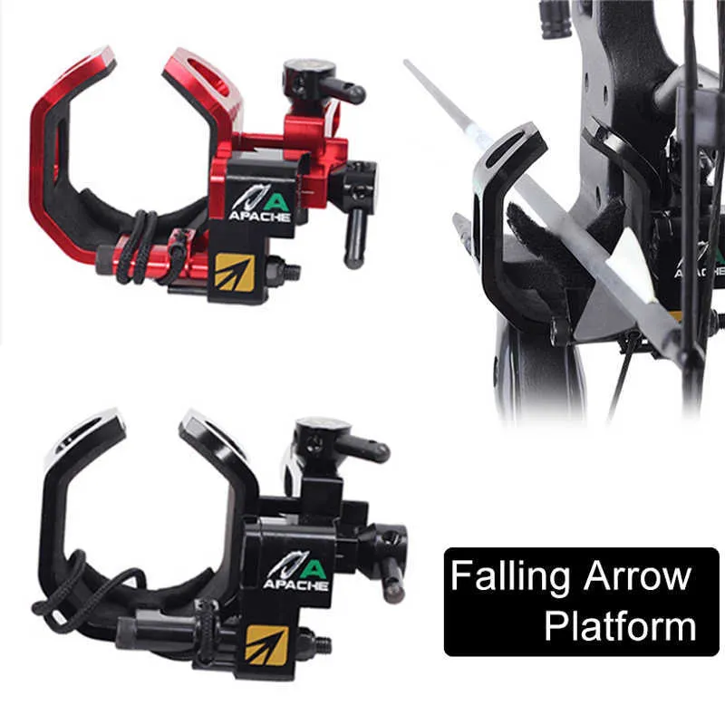 Bow Arrow Take-off And Landing Arrow Rest Quick Adjustment Matching Compound Bow using Outdoor Hunting Bow Accessories Rapid Rise And FallHKD230626