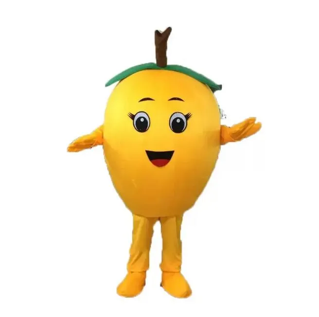 Haute qualité mignon Loquat mascotte Costumes Halloween fantaisie robe de soirée personnage de dessin animé carnaval noël publicité de Pâques fête d'anniversaire Costume tenue