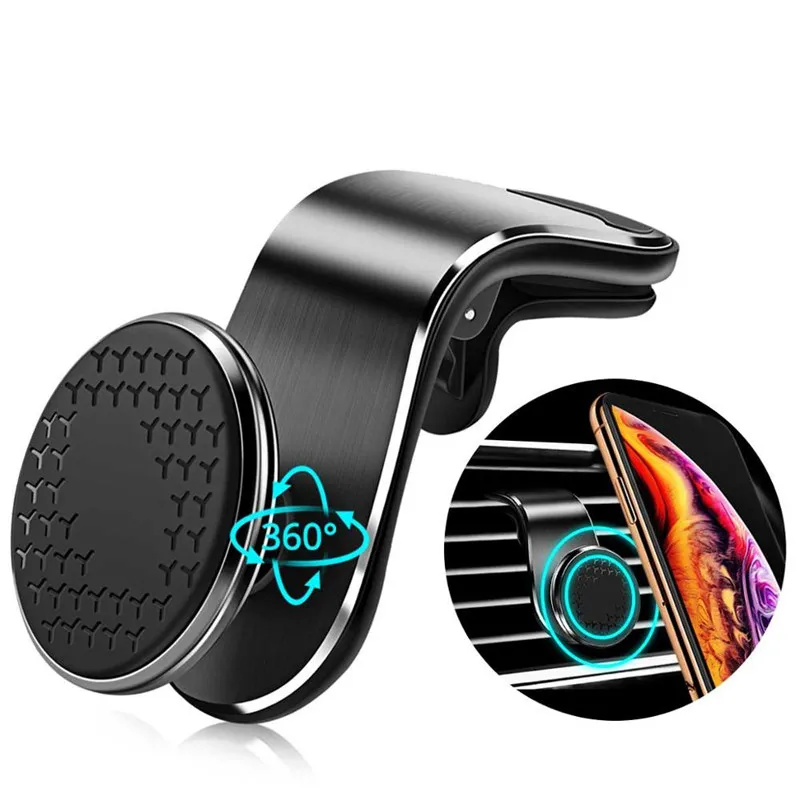 Magnetic Car Phone Holder Magnet Mobile Smartphone Stand Cell Phone GPS For iPhone 14 13 Xiaomi Mi Samsung Air Vent Clip Holder