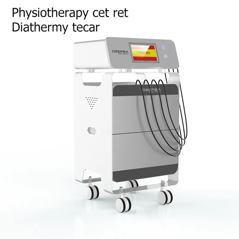 Высококачественная физиотерапевтическая машина Tecar для облегчения боли в пятках RET CET RF Сжигание жира Диатермия Физиотерапия Портативное оборудование для красоты и здоровья