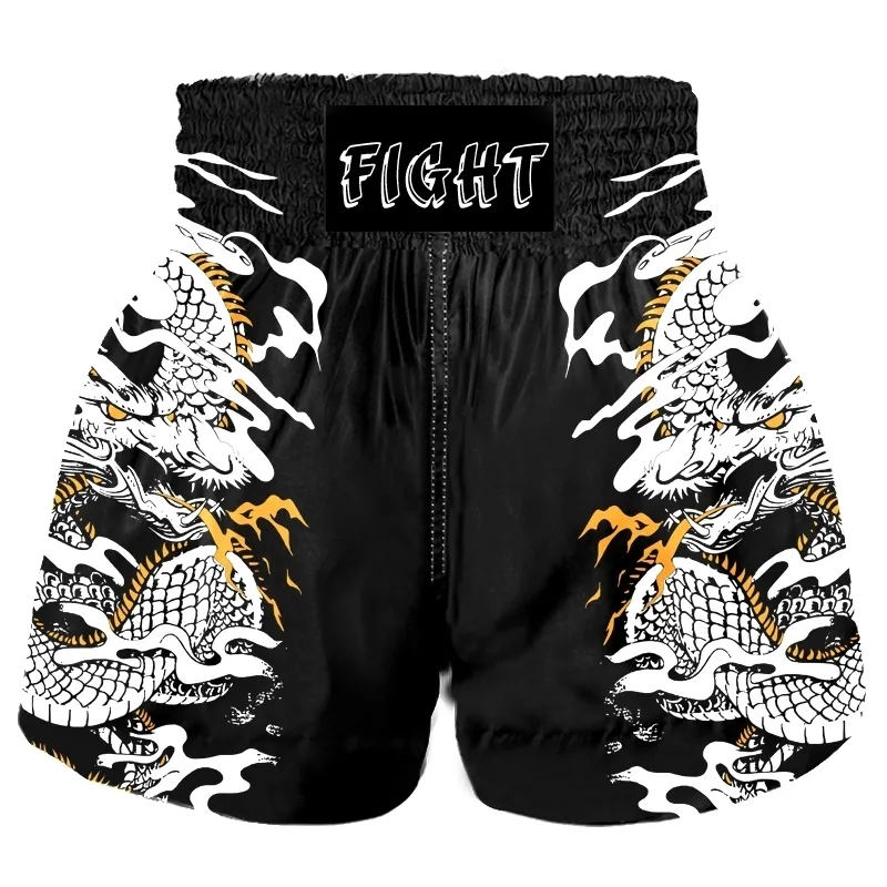 Autres articles de sport Short Muay Thai pour hommes et femmes Team Club Fighting MMA Jiu-jitsu brésilien Short de boxe sans vitesse survêtement sec 230627