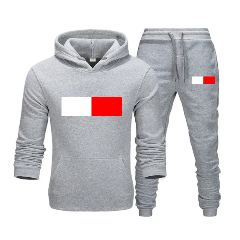 2023 Träningsdräkt för män Lyx 2-delat set Casual hoodies Sweatshirt Träningsbyxor Kostym Tonåringar Sporttryck Jogging S-3XL Kläder tryckta sportkläder Märke