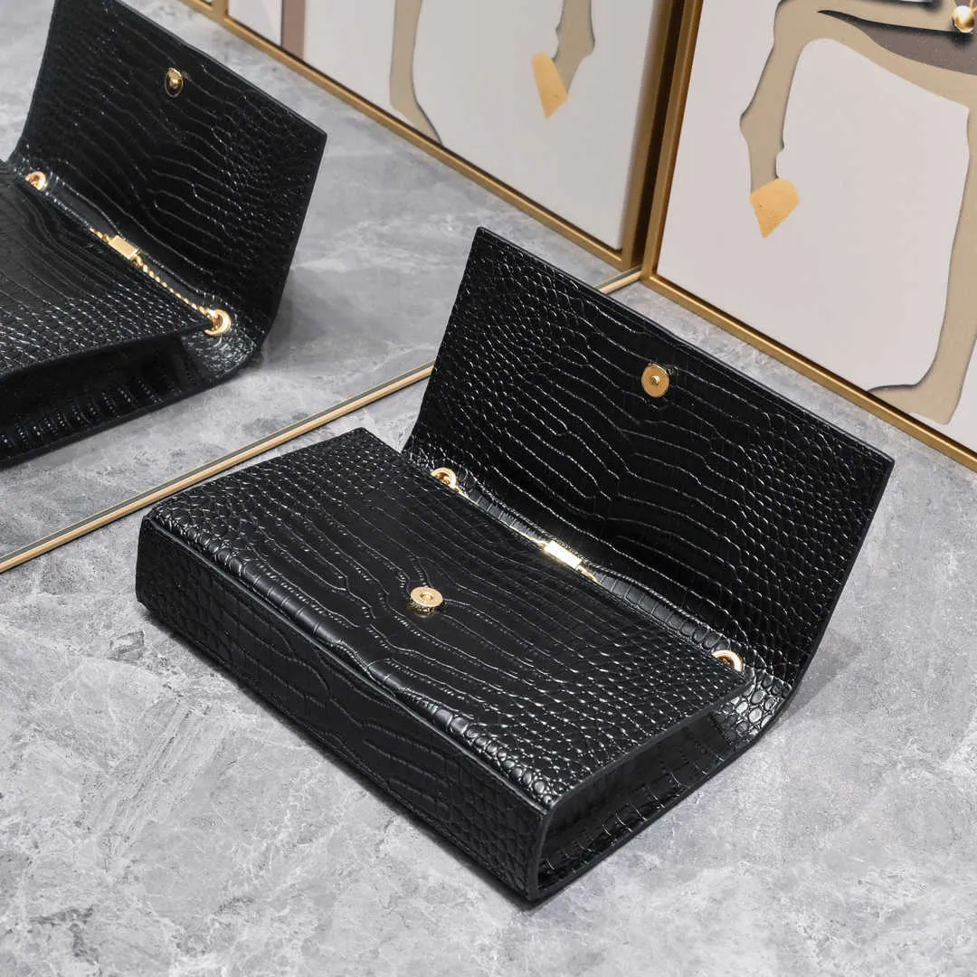 DHgate.com:Alligator Print Shoulder Bag, Luxury Chain Bag