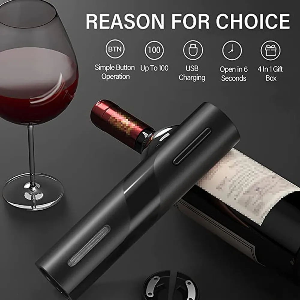 Ouvre Vin Viboelos Ouvre Bouteille Électrique Rechargeable Bouteille  Automatique Tire Bouchon Accessoires Gadgets De Cuisine Pour La Maison  230627 Du 13,73 €