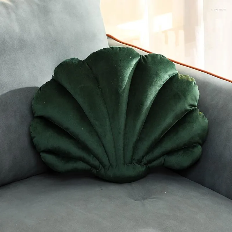 Coussin de siège de Simulation en forme de coquille de mer, matelas Tatami chaud, poupée en peluche pour enfants, cadeau d'anniversaire, coussin de canapé, décor de maison