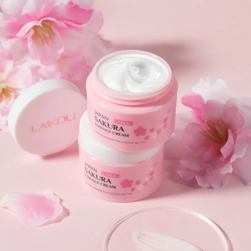 Japan Sakura Essence Face Cream Anti-Aging Serum Moisturizer Cherry Blossom Moisturzing Skin Care Cream