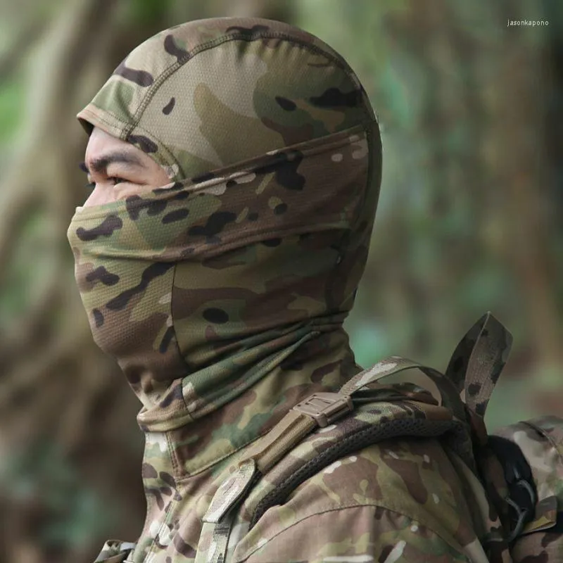 Cache cou militaire Camouflage tactique en Spandex