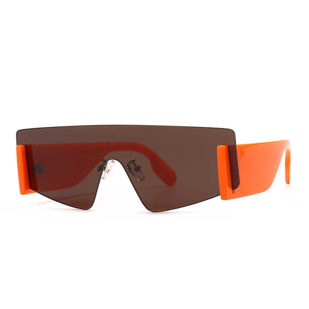 Соединённые плоские верхние модные уличные фото Ins солнцезащитные очки для шоссейного велосипеда с большой оправой цельные солнцезащитные очки с зеркальным покрытием